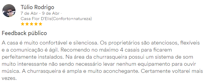 Casa para temporada em Pirenópolis